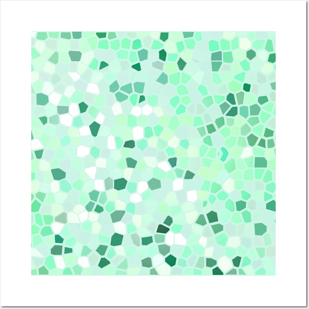 Mint Mosaic Wall Art by Klssaginaw